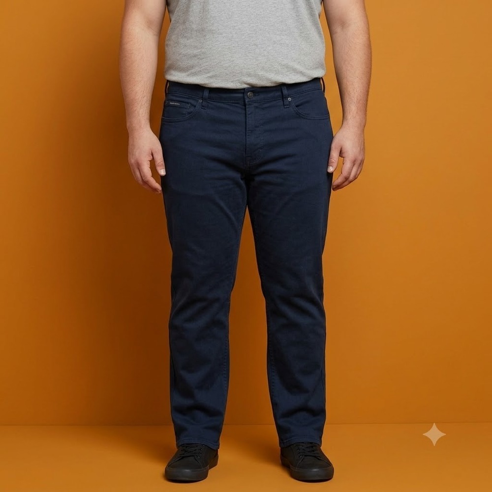Banana Republic Slim Fit Pants‎ Mens 38x30 Navy Blue Stretch